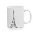 Funny Eiffel Tower Line Art Mug Minimalist Paris Coffee Cup – France Lover Gift Ceramic Mug 11oz 15oz Tea Mug