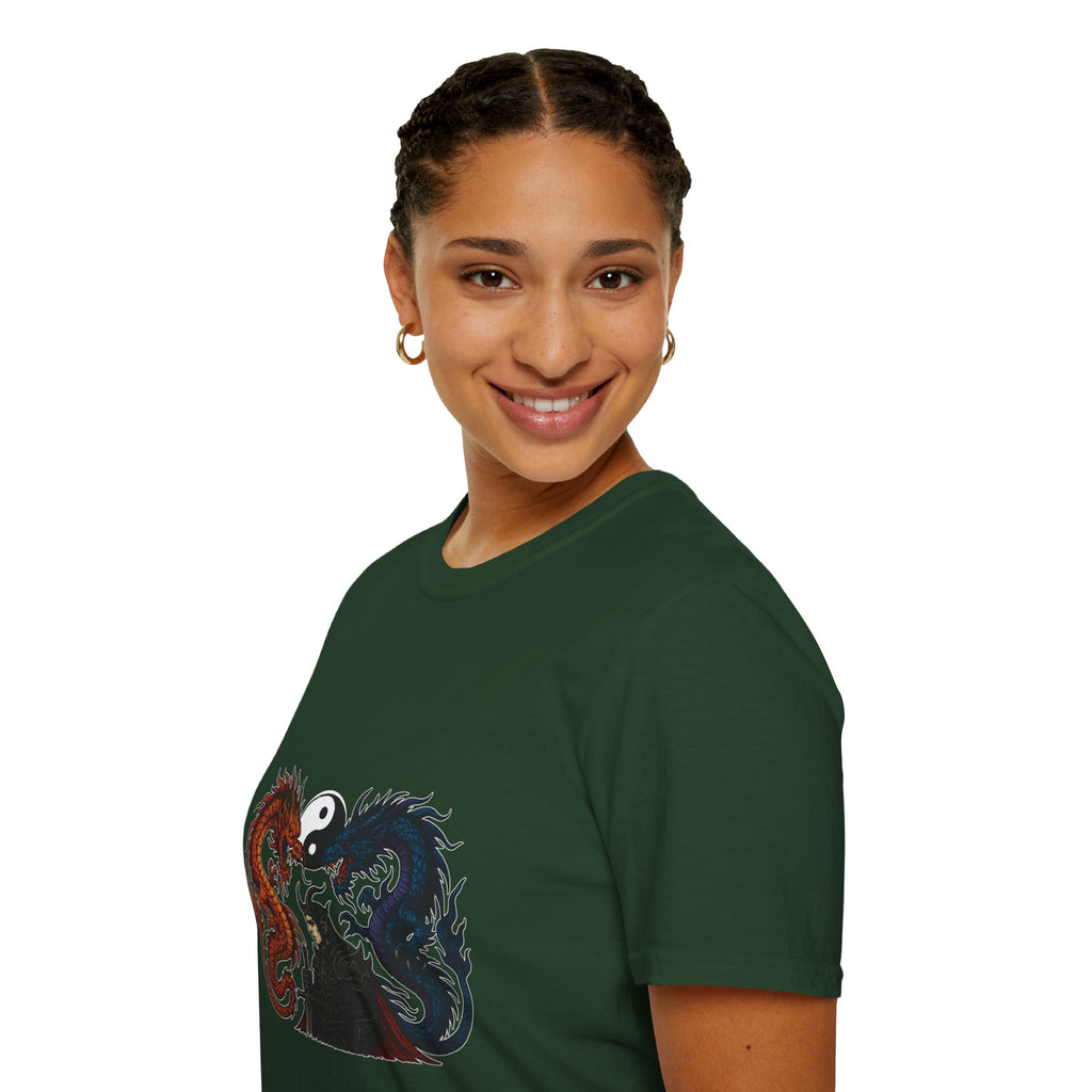 Dragon T-shirt Men Women Graphic Tee Clothing Apparel Chinese Dagon Symbol Gift