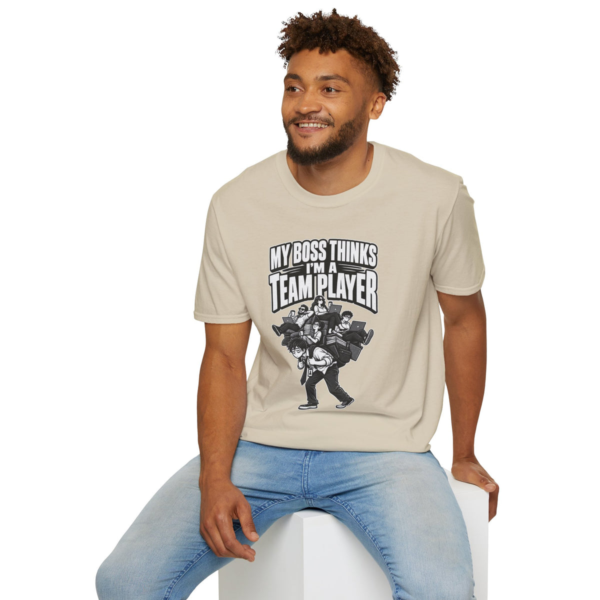 Funny Dark Humor Tshirt — Funny Office Tshirt Dark Humor Graphic Tee Unique Coworker Gift TEAM PLAYER Shirt