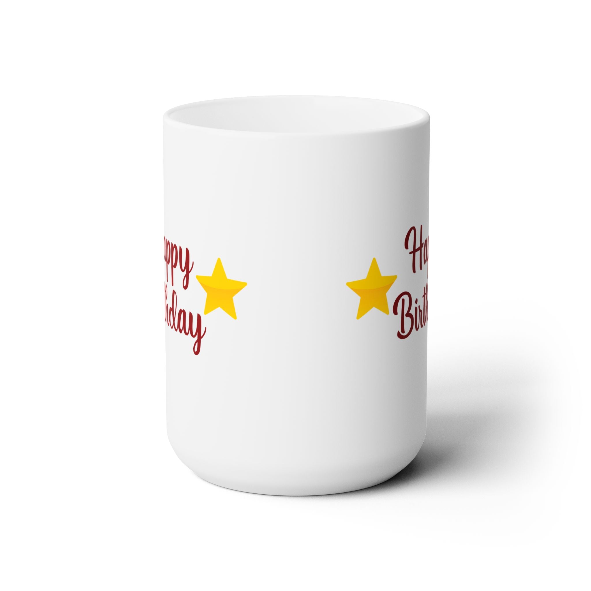 Happy Birthday Dear Love You Gift White Ceramic Present Coffee Tea Mug New 15oz