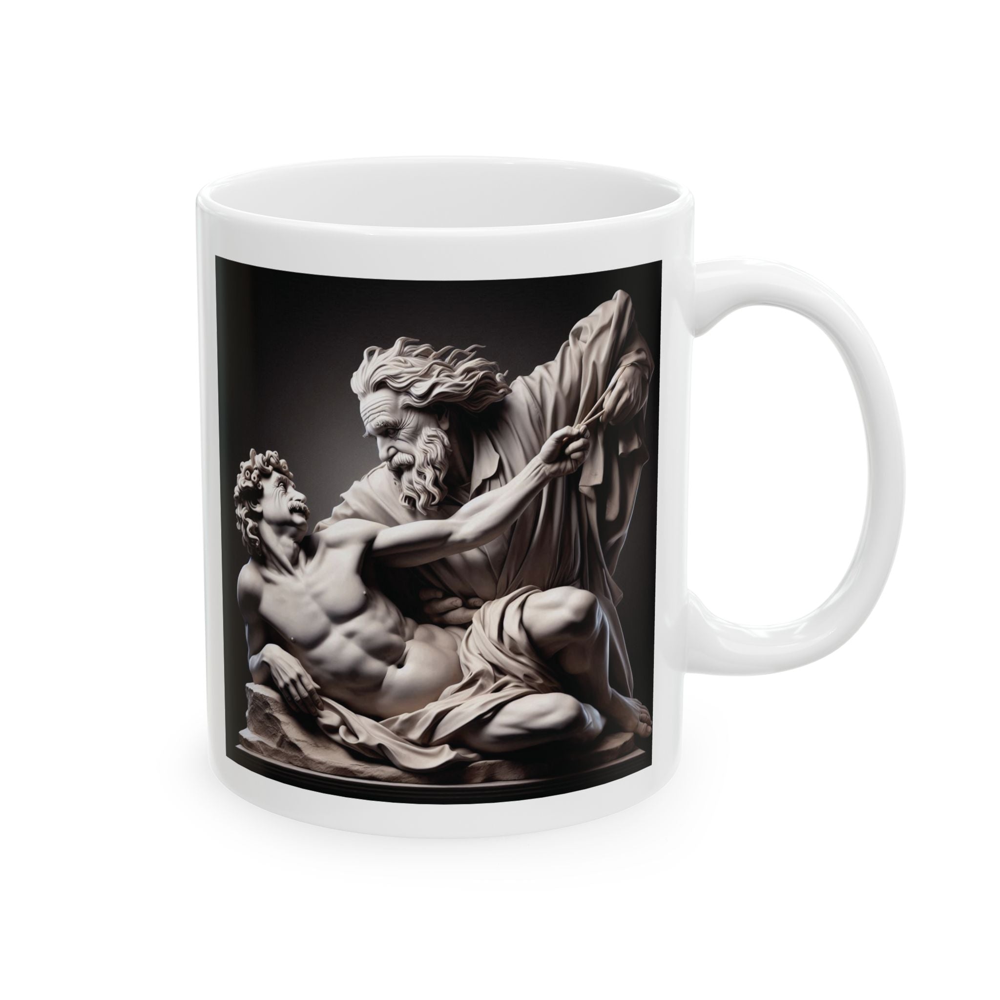 Funny Einstein in Michelangelo Art Lover Unique Gift Tea Coffee Cup Ceramic Mug 11oz