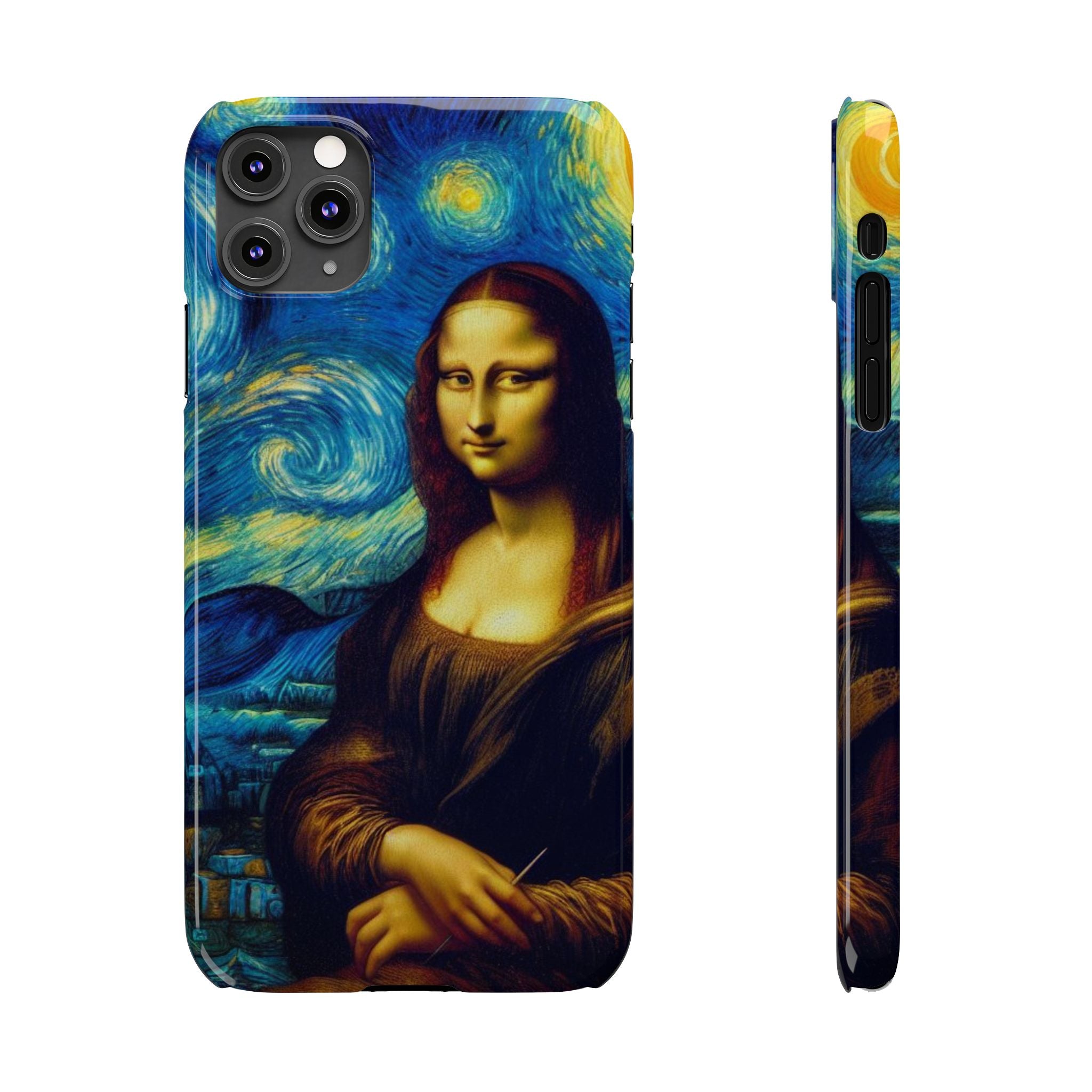 Funny Mona Lisa Phone Cases Van Gogh Starry Night Case Unique Gift iPhone 17 New