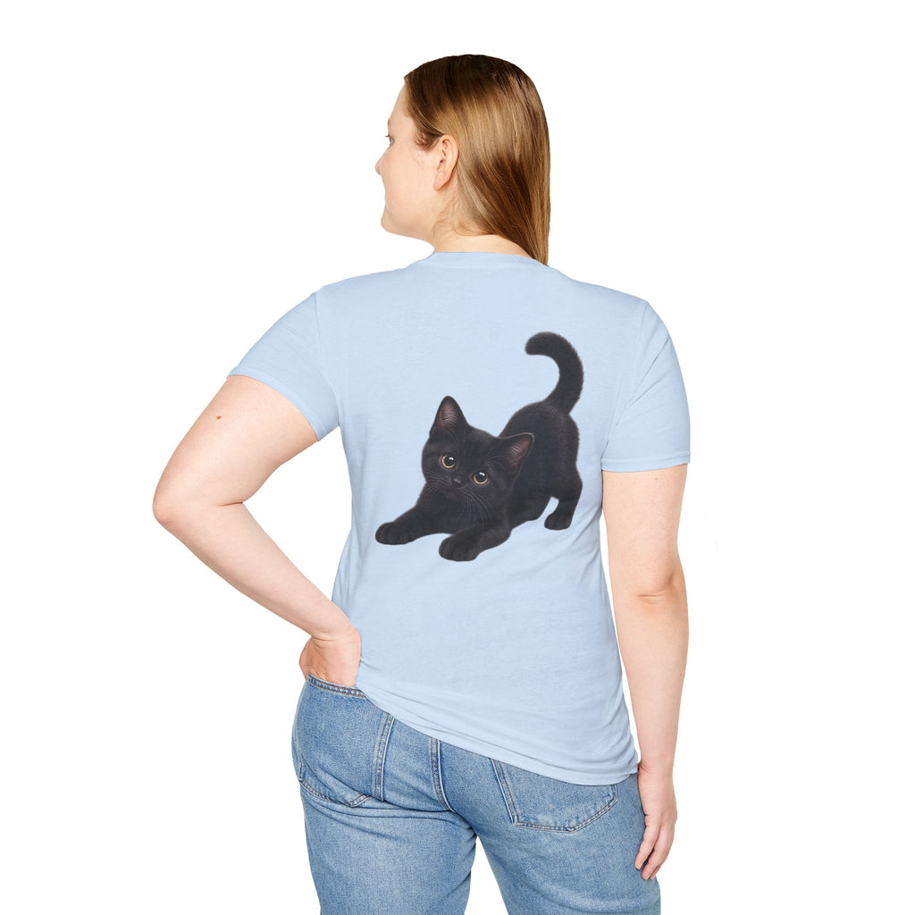 Black Cat Shirt Dark Humor Tee Cat Mom Tshirt Unique Gift Black Cat T shirt Funny Tshirt