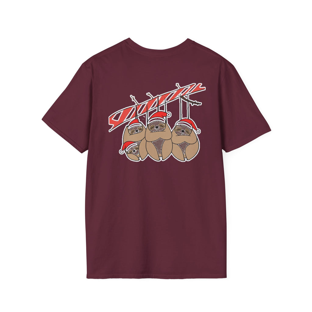 Christmas Sloths Family T-Shirt | Cute Cartoon Holiday Design Unique Holiday Gift Shirt