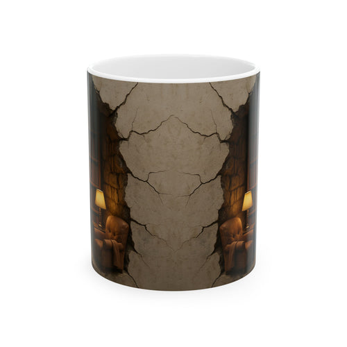 3D Bookshelf Mug-Library Book Shelf Mugs Book Lover Ceramic Mug Shelf Cup Gifts