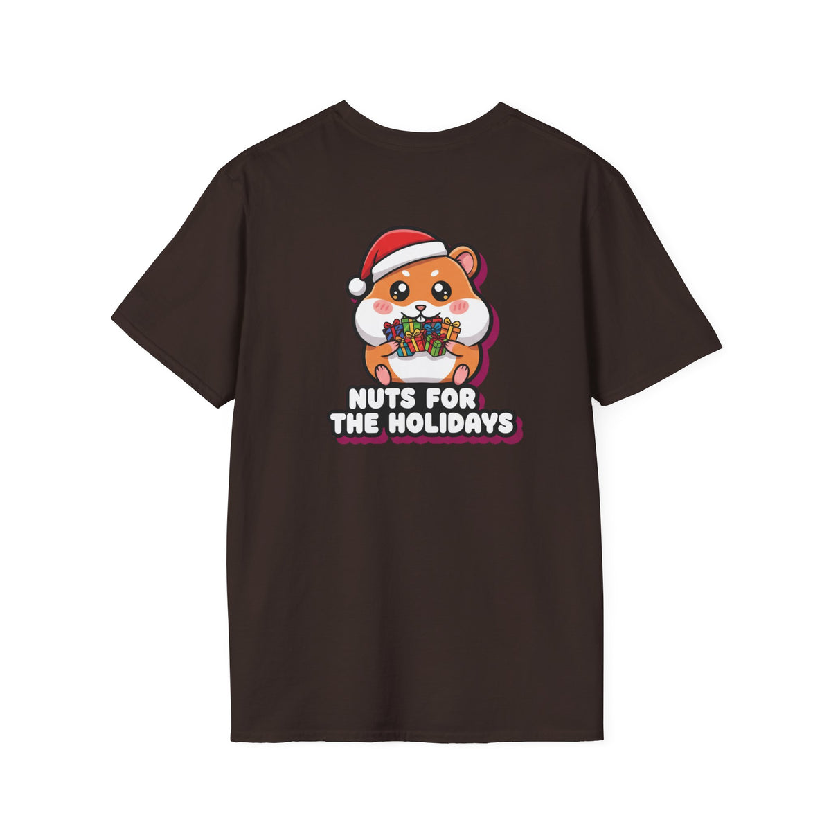 Cute Christmas Shirt Nuts For The Holidays Funny Animal Unisex Softstyle Tee Christmas Gift