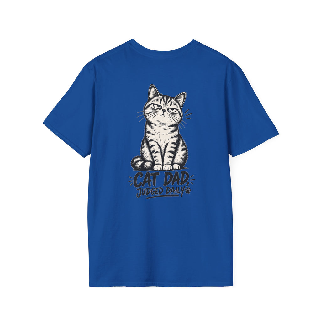 Cat Dad Shirt Judged Daily Funny Cat Lover Graphic Tee Dark Humor Tee Unique Gift Funny Tshirt