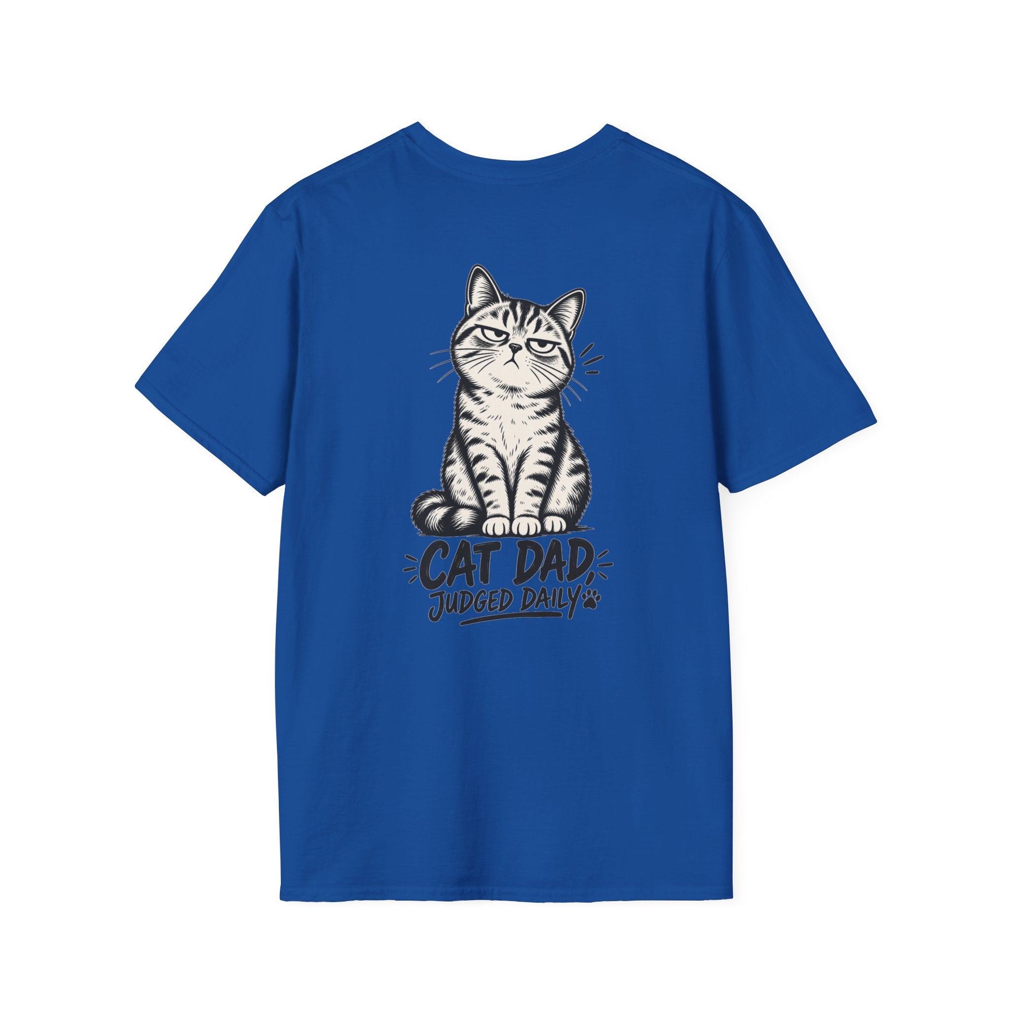 Cat Dad Shirt Judged Daily Funny Cat Lover Graphic Tee Dark Humor Tee Unique Gift Funny Tshirt