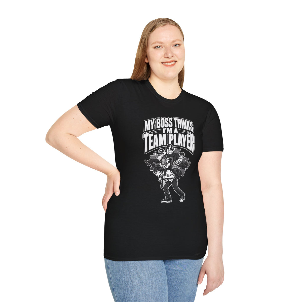 Funny Dark Humor Tshirt — Funny Office Tshirt Dark Humor Graphic Tee Unique Coworker Gift TEAM PLAYER Shirt