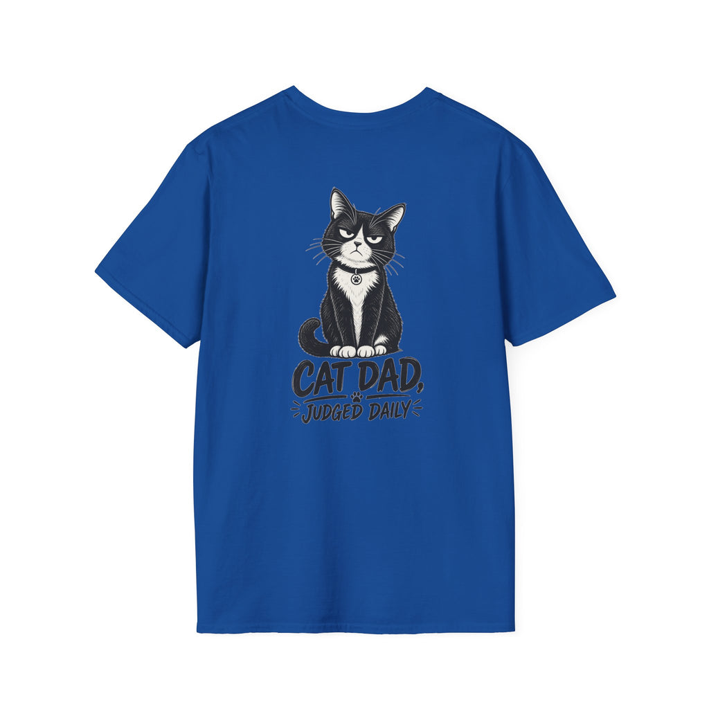 Cat Dad Shirt Judged Daily Funny Cat Lover Graphic Tee Dark Humor Tee Unique Gift Funny Tshirt