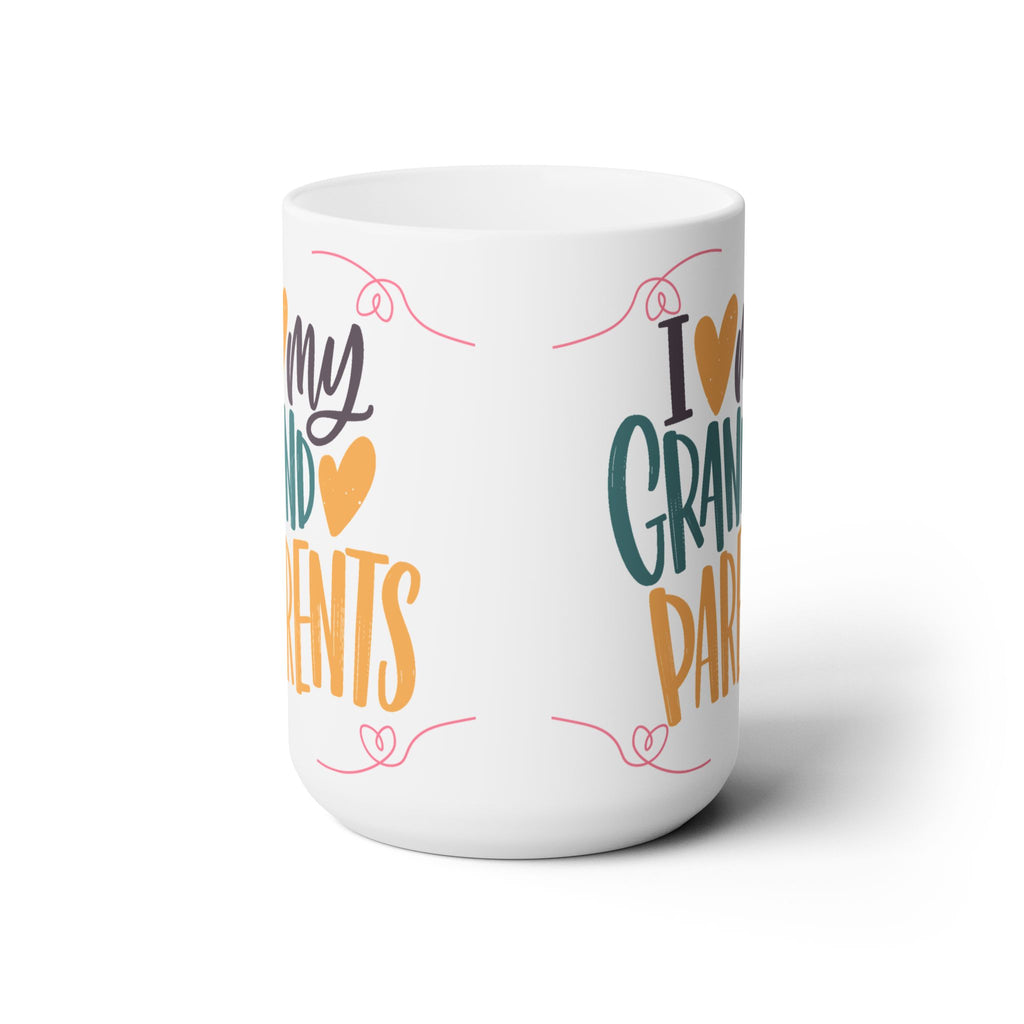 I love My Grandparents Love You Best Gift Grandpa GrandMa Funny Coffee Mug 15oz