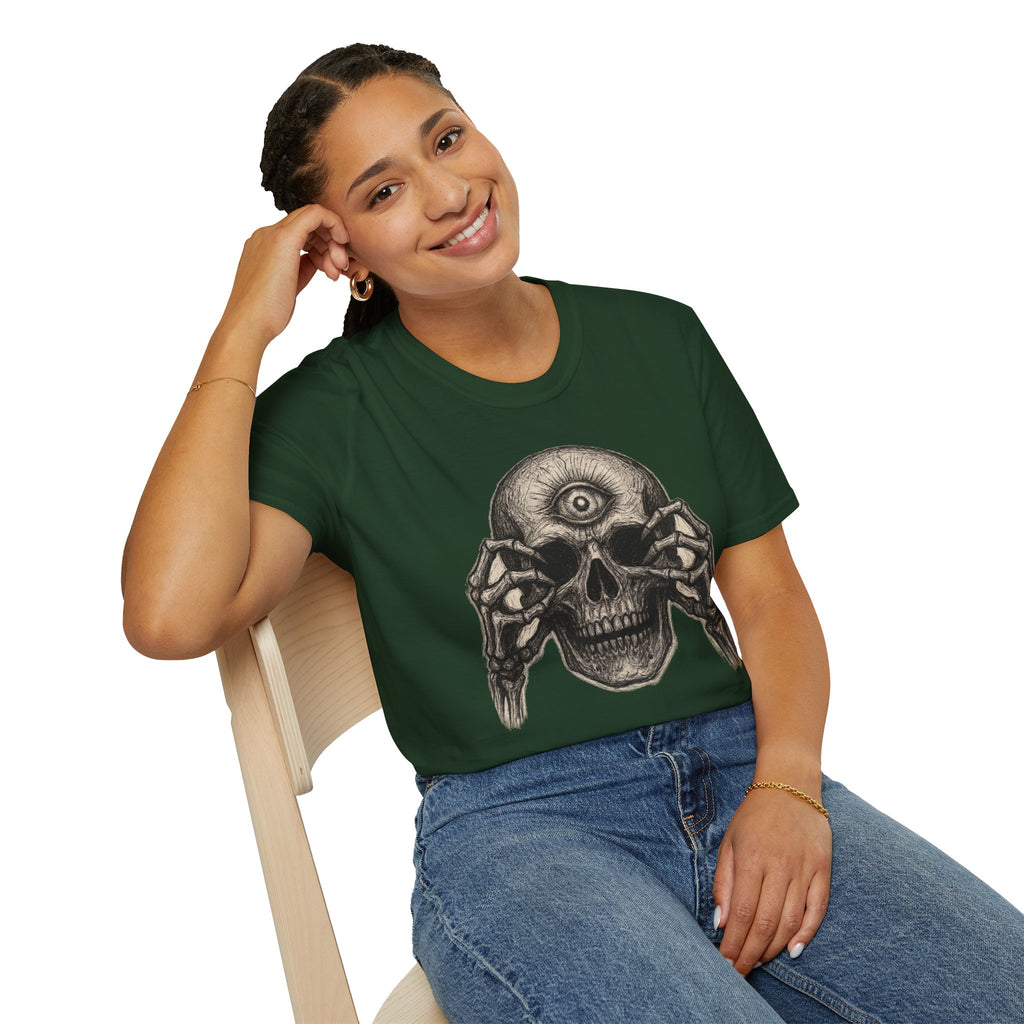Mens Skull T-shirt Graphic Tees Skeleton Apparel Clothing Skulls Accessories Best Gift