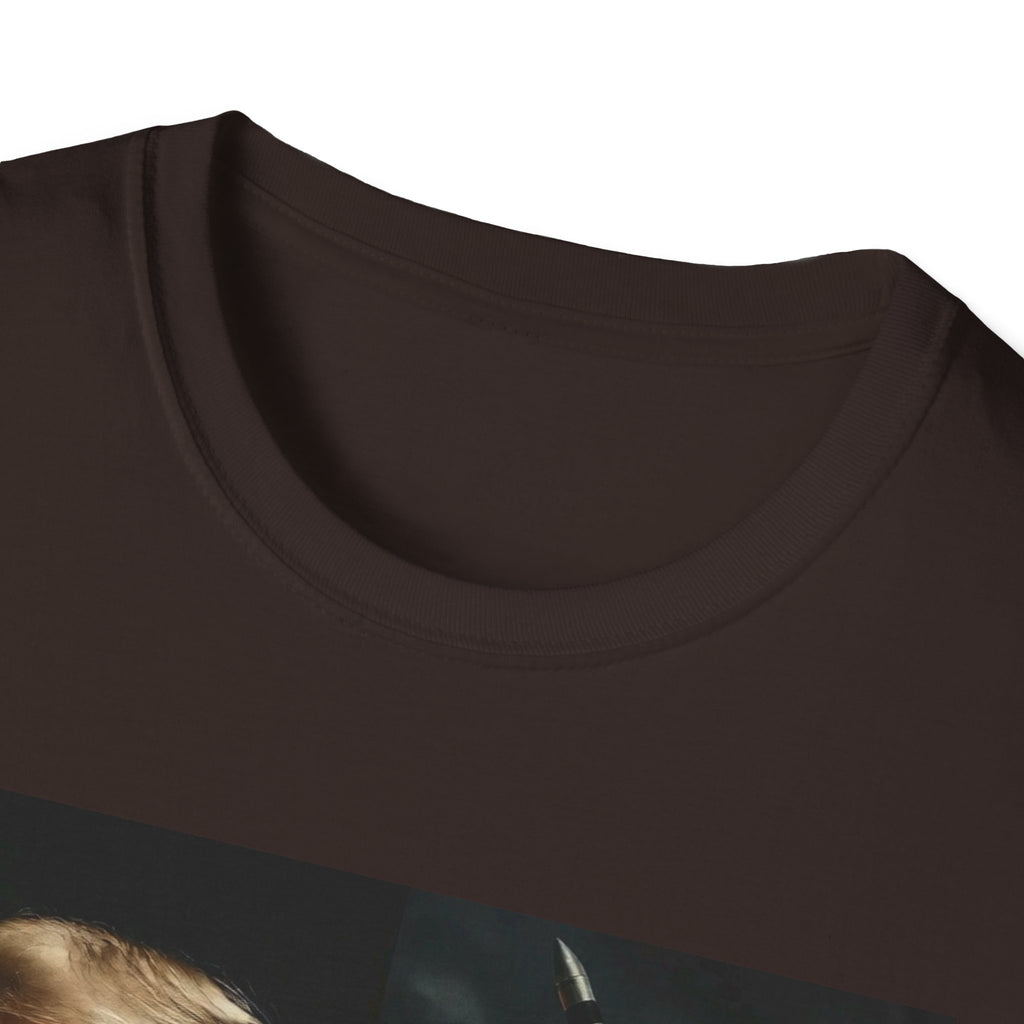 Funny Trump-Epstein T-Shirt Conspiracy Theory Unique Unisex Softstyle Tshirt