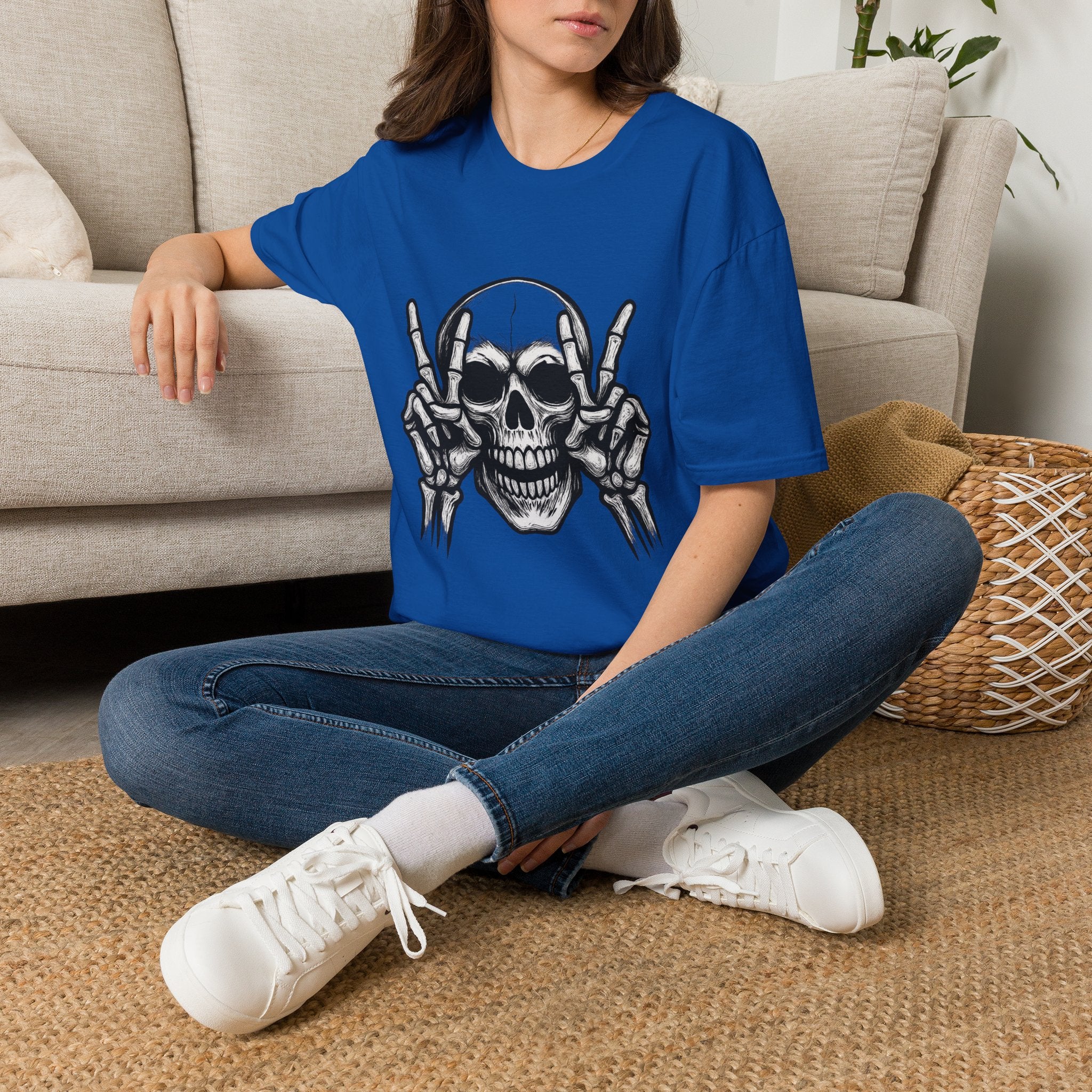 Mens Skull T-shirt Graphic Tees Skeleton Apparel Clothing Skulls Accessories Best Gift