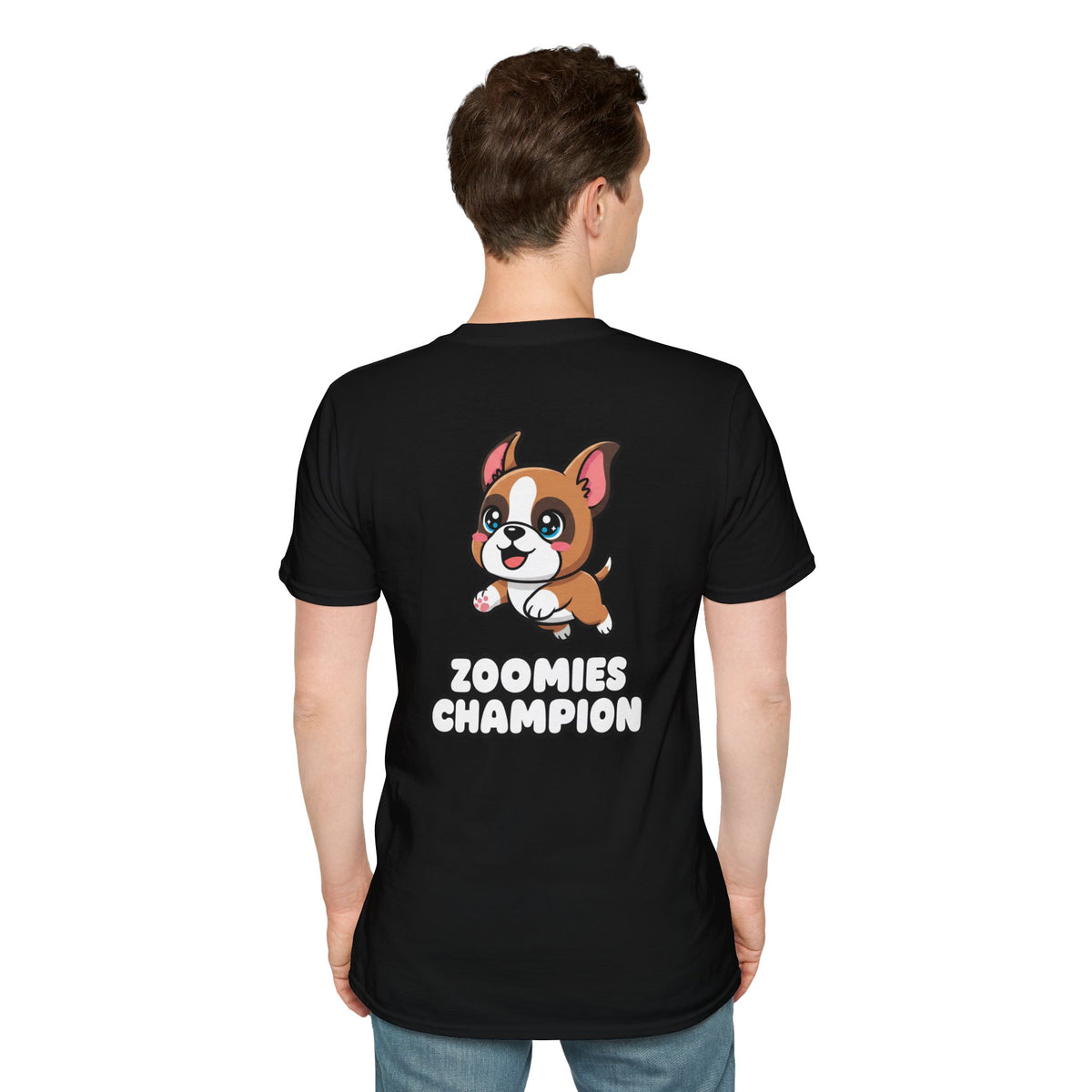 Cute Boxer Shirt Zoomies Champion Funny Dog Lover Unisex Softstyle Tee Gift