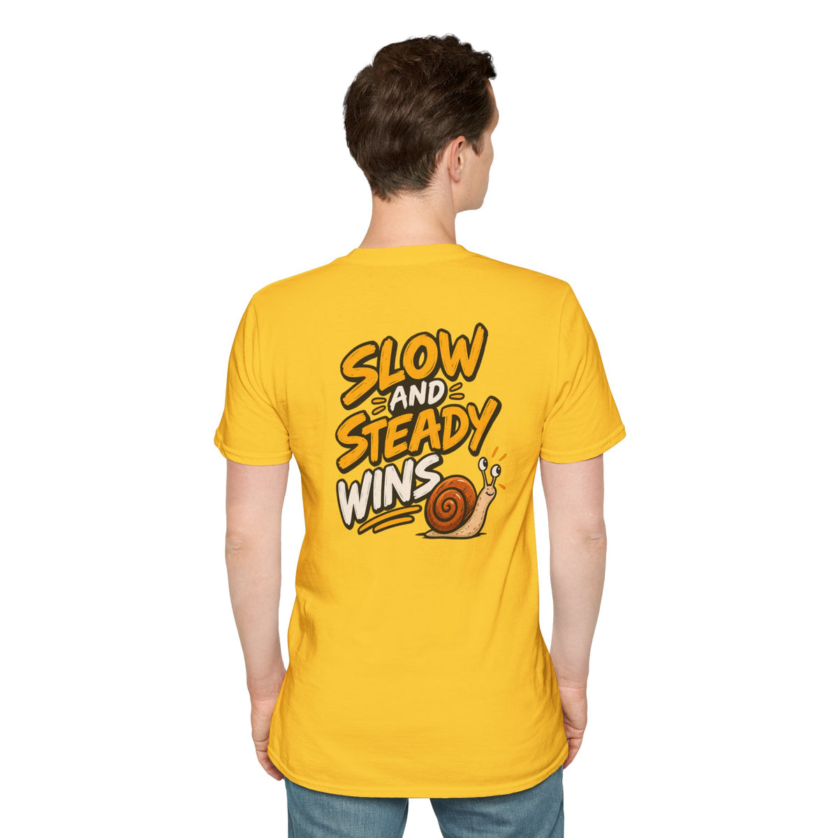 Funny Dark Humor Shirt Slow and Steady wins Funny Office Tee Unique Gift