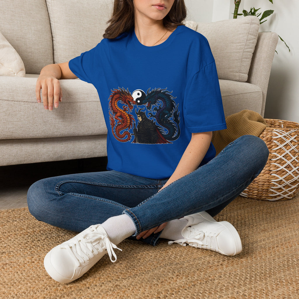 Dragon T-shirt Men Women Graphic Tee Clothing Apparel Chinese Dagon Symbol Gift