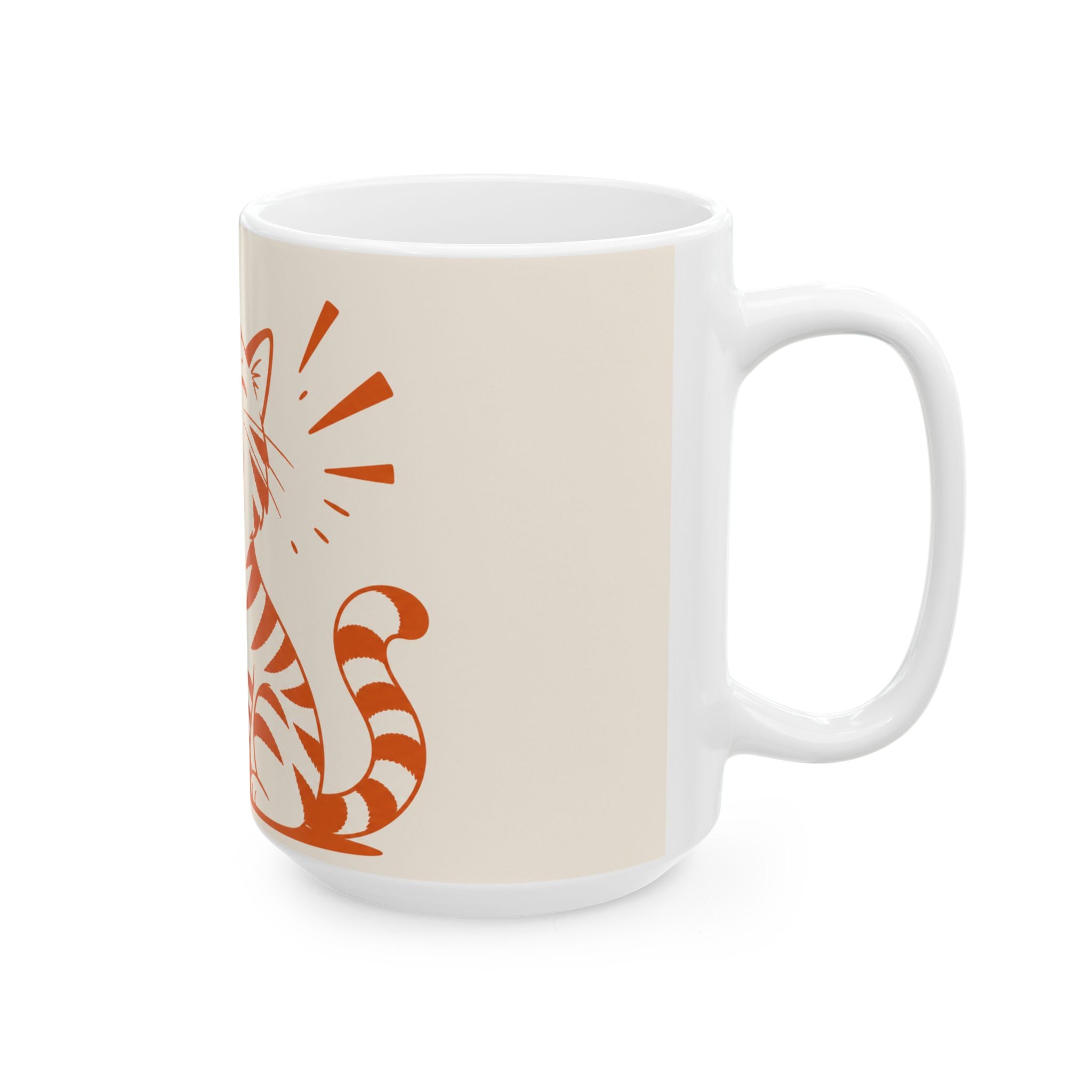 Cat Mom Coffee Mug Minimalist Line Art Cat Lover Gift Funny Ceramic Cup Tea Cup 11oz 15oz Best Gift for Mothers Animal Lovers Cat Mom Mug