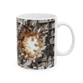 3D Bookshelf Mug-Library Book Mugs Funny Ceramic Mug Unique Gift Cup Work Office