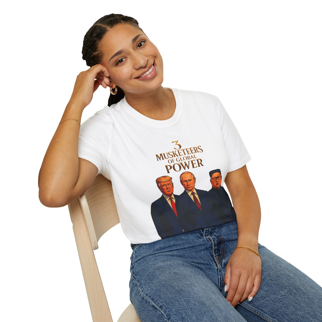 Funny Donald Trump Kim Putin T-Shirt Unique Unisex Softstyle Gift Men Woman Tee