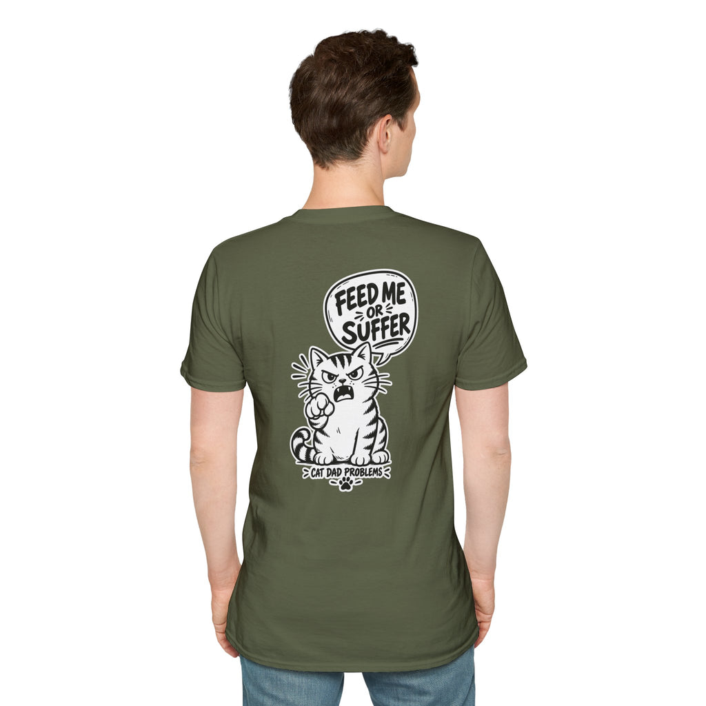 Cat Dad Shirt Pet Lover Tshirt Funny Cat Lover Graphic Tee Dark Humor Tee Unique Gift Funny Tshirt