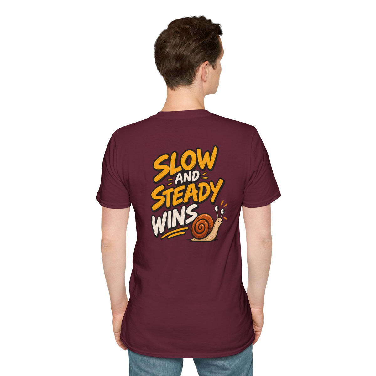 Funny Dark Humor Shirt Slow and Steady wins Funny Office Tee Unique Gift