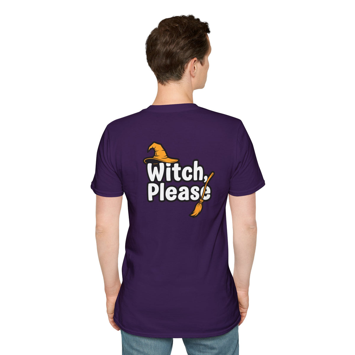 Dark Humor Halloween Shirt Witch Please Funny Sarcastic Witchy Unisex Softstyle Tee Adult Halloween Gift