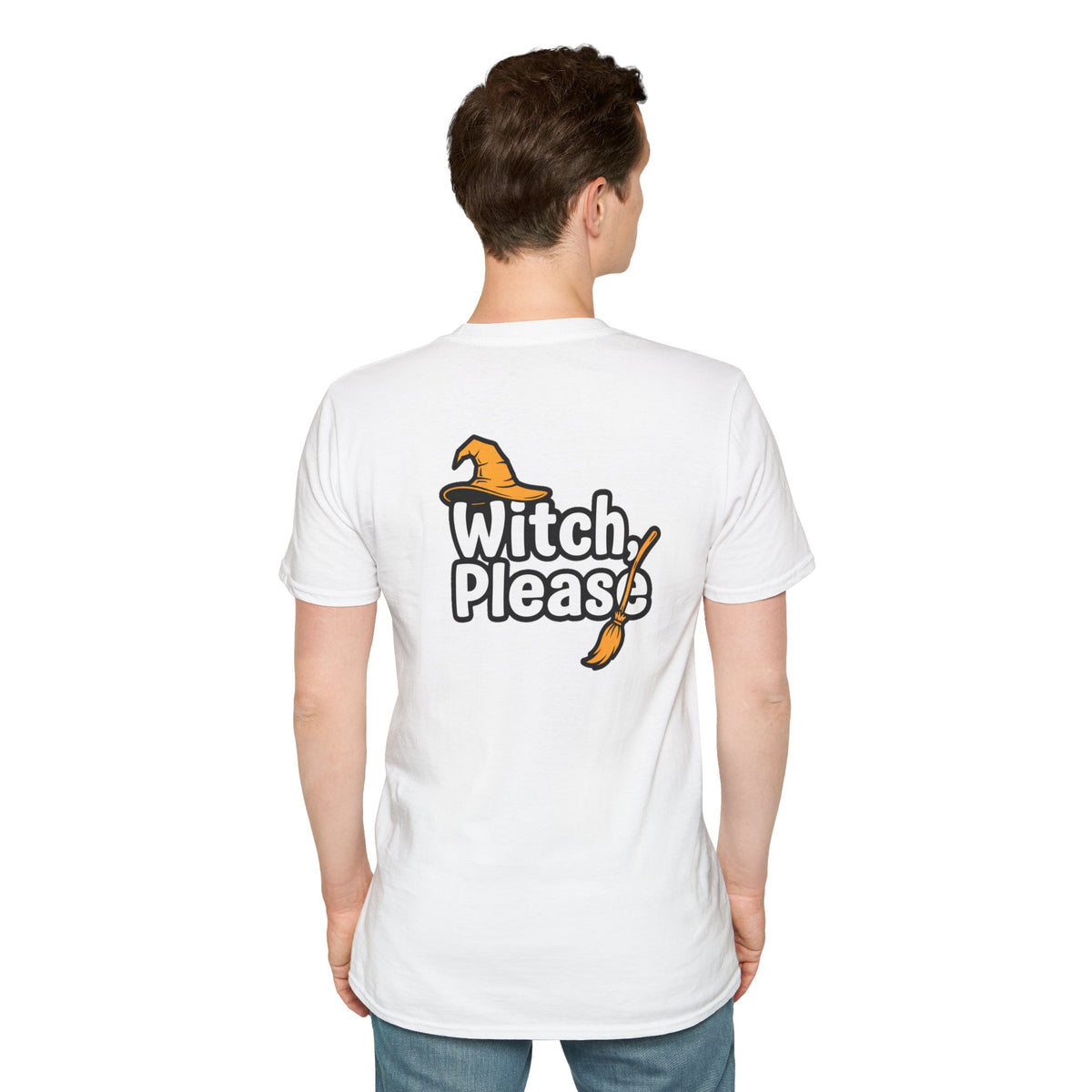 Dark Humor Halloween Shirt Witch Please Funny Sarcastic Witchy Unisex Softstyle Tee Adult Halloween Gift