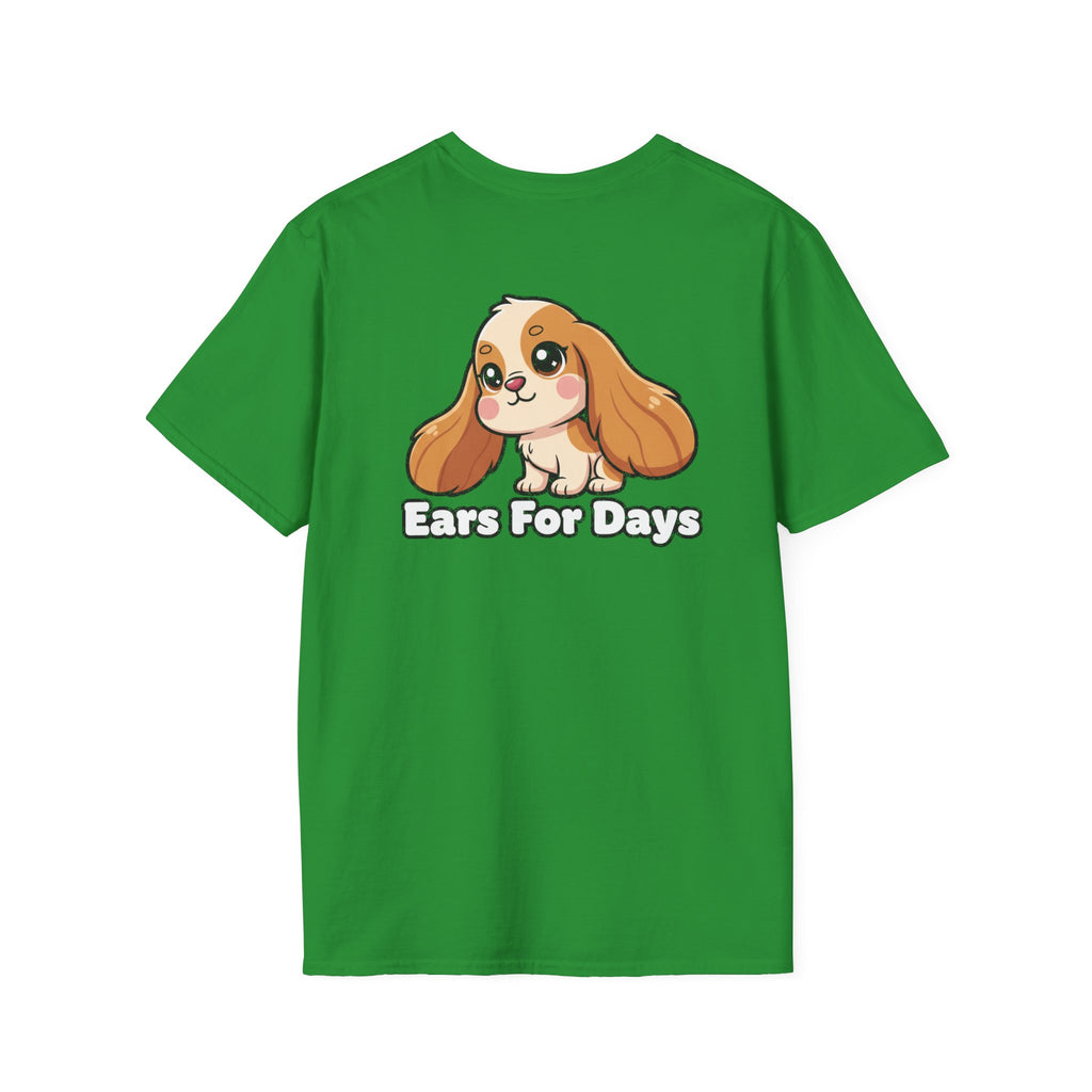 Cute Cocker Spaniel Shirt Ears For Days Funny Dog Lover Unisex Softstyle Tee Gift