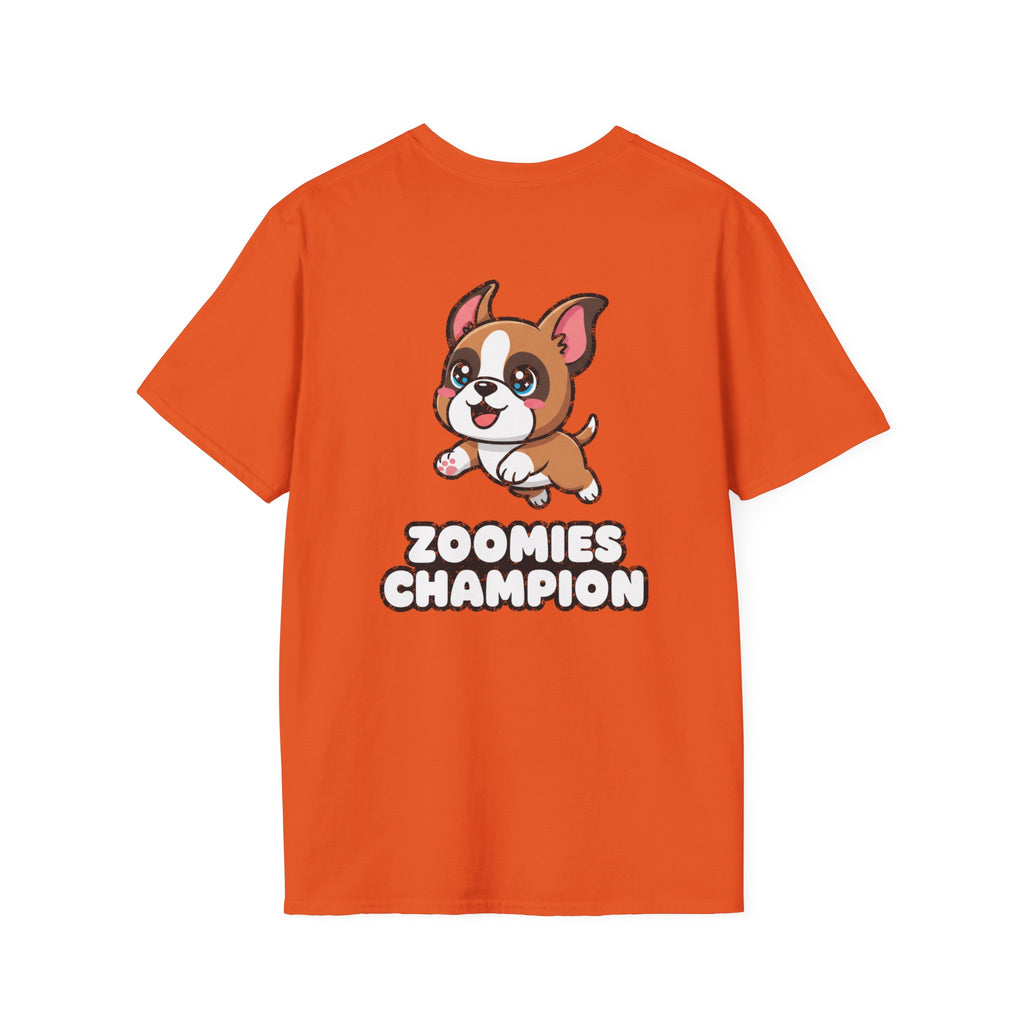 Cute Boxer Shirt Zoomies Champion Funny Dog Lover Unisex Softstyle Tee Gift