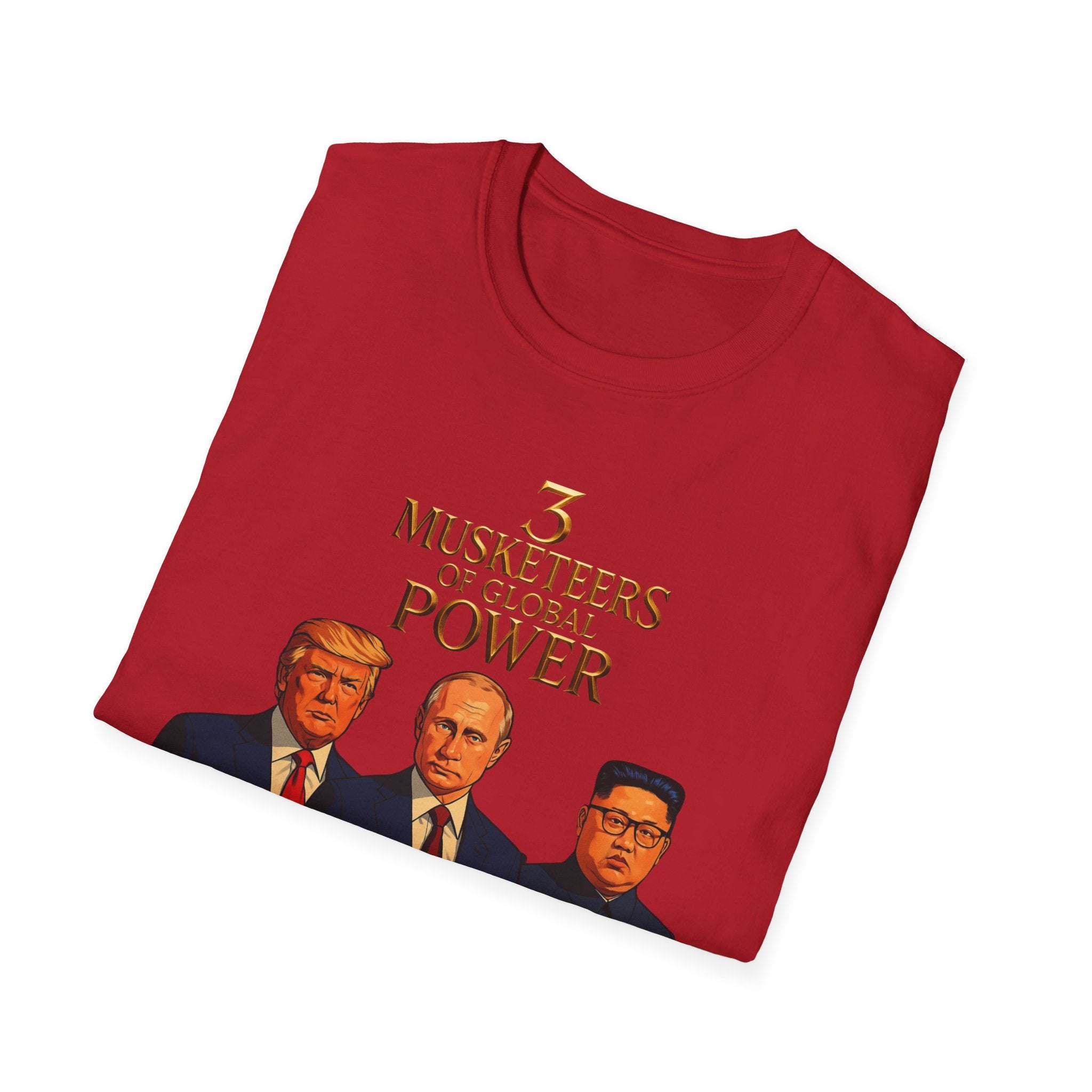 Funny Donald Trump Kim Putin T-Shirt Unique Unisex Softstyle Gift Men Woman Tee