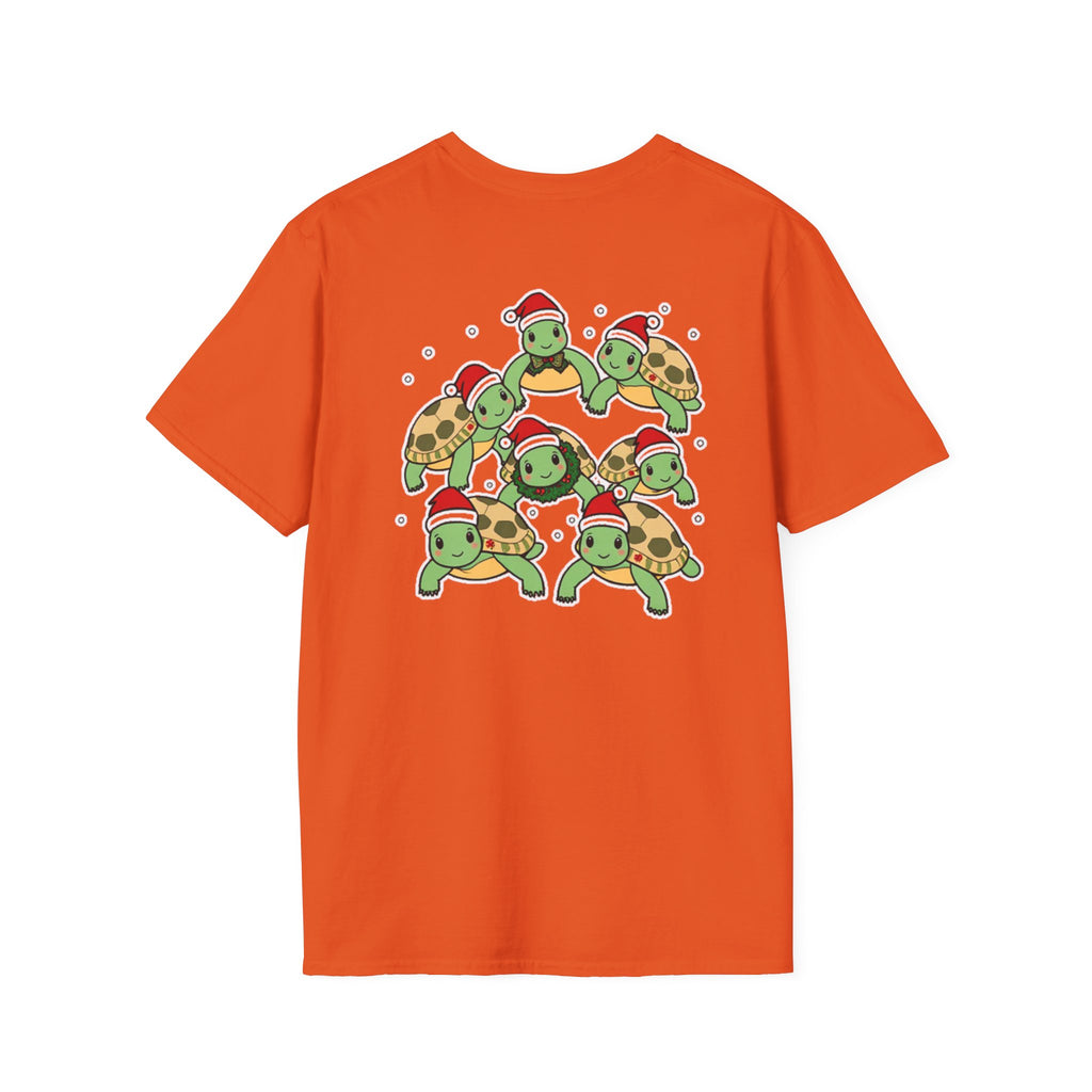 Christmas Turtles Family T-Shirt | Cute Cartoon Unique Holiday Design Gift Shirt