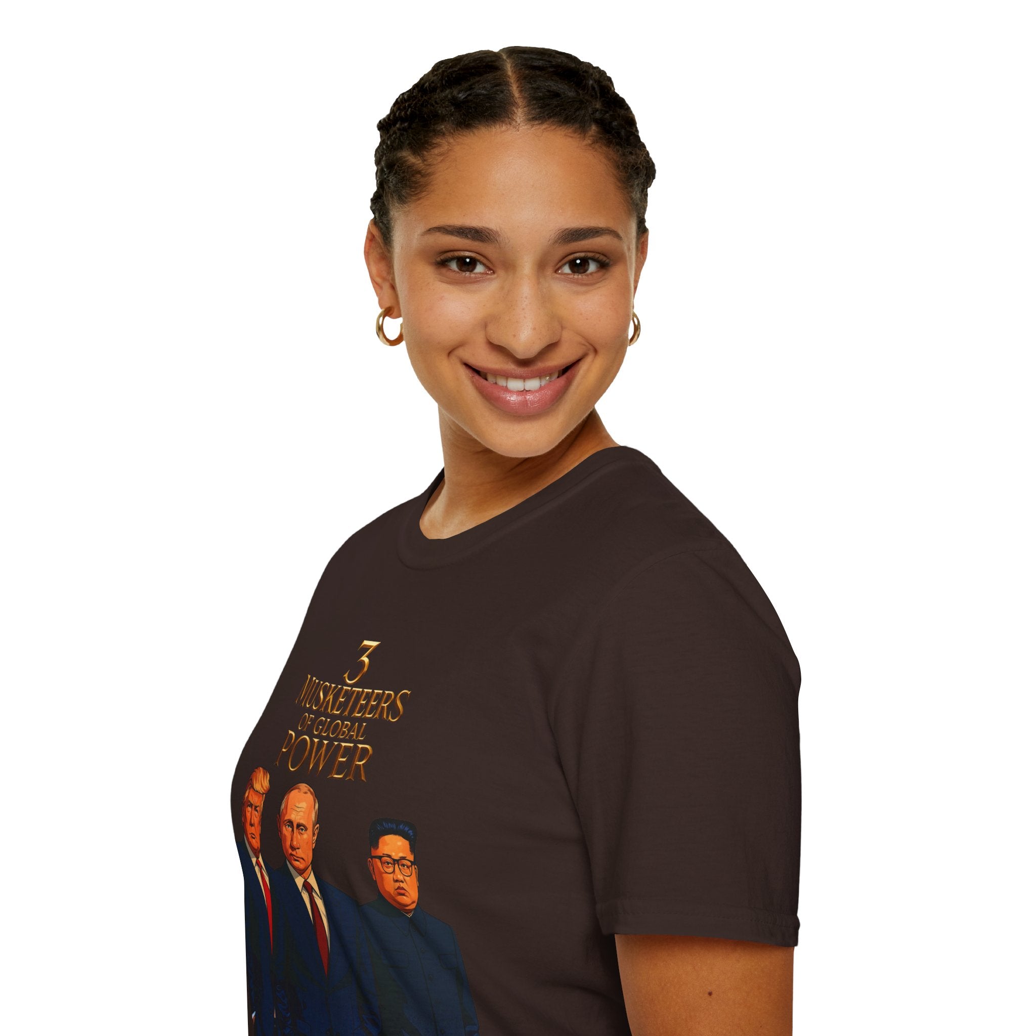 Funny Donald Trump Kim Putin T-Shirt Unique Unisex Softstyle Gift Men Woman Tee