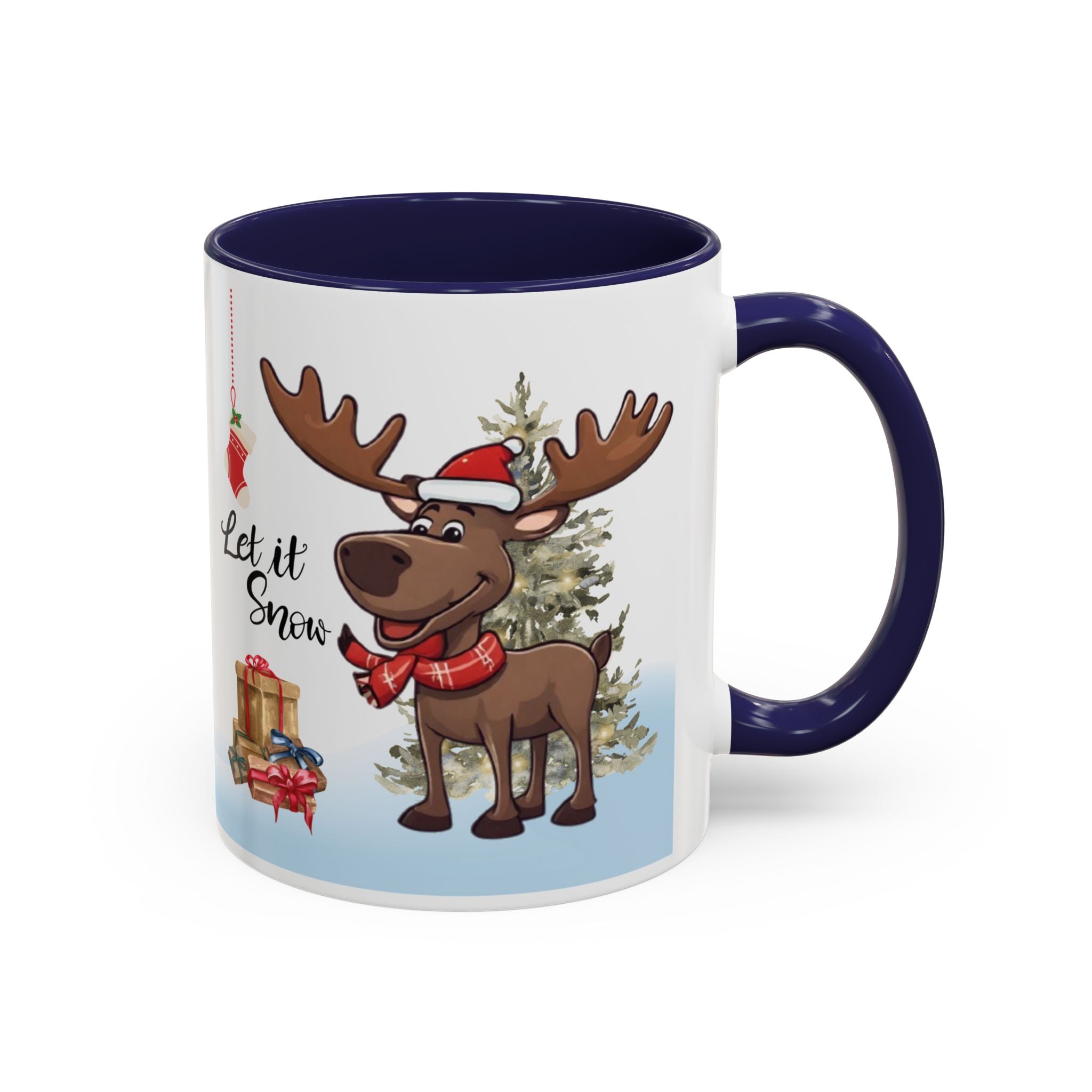 Christmas Mug Accent Funny Moose Mug Coffee Mug Cute Unique Gift Cup Travel Mug