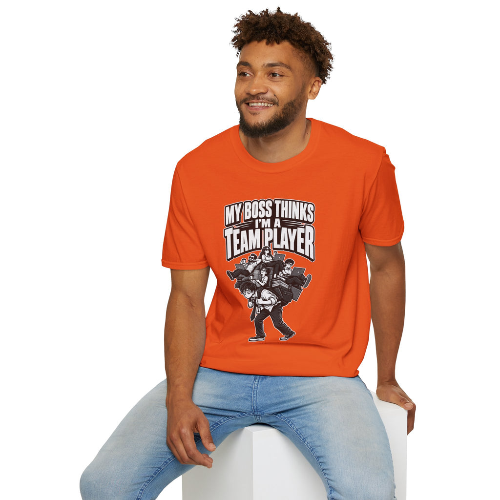 Funny Dark Humor Tshirt — Funny Office Tshirt Dark Humor Graphic Tee Unique Coworker Gift TEAM PLAYER Shirt