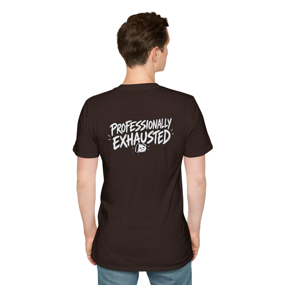 Funny Dark Humor Shirt Professionally Exhausted Funny Office Tee Unique Gift