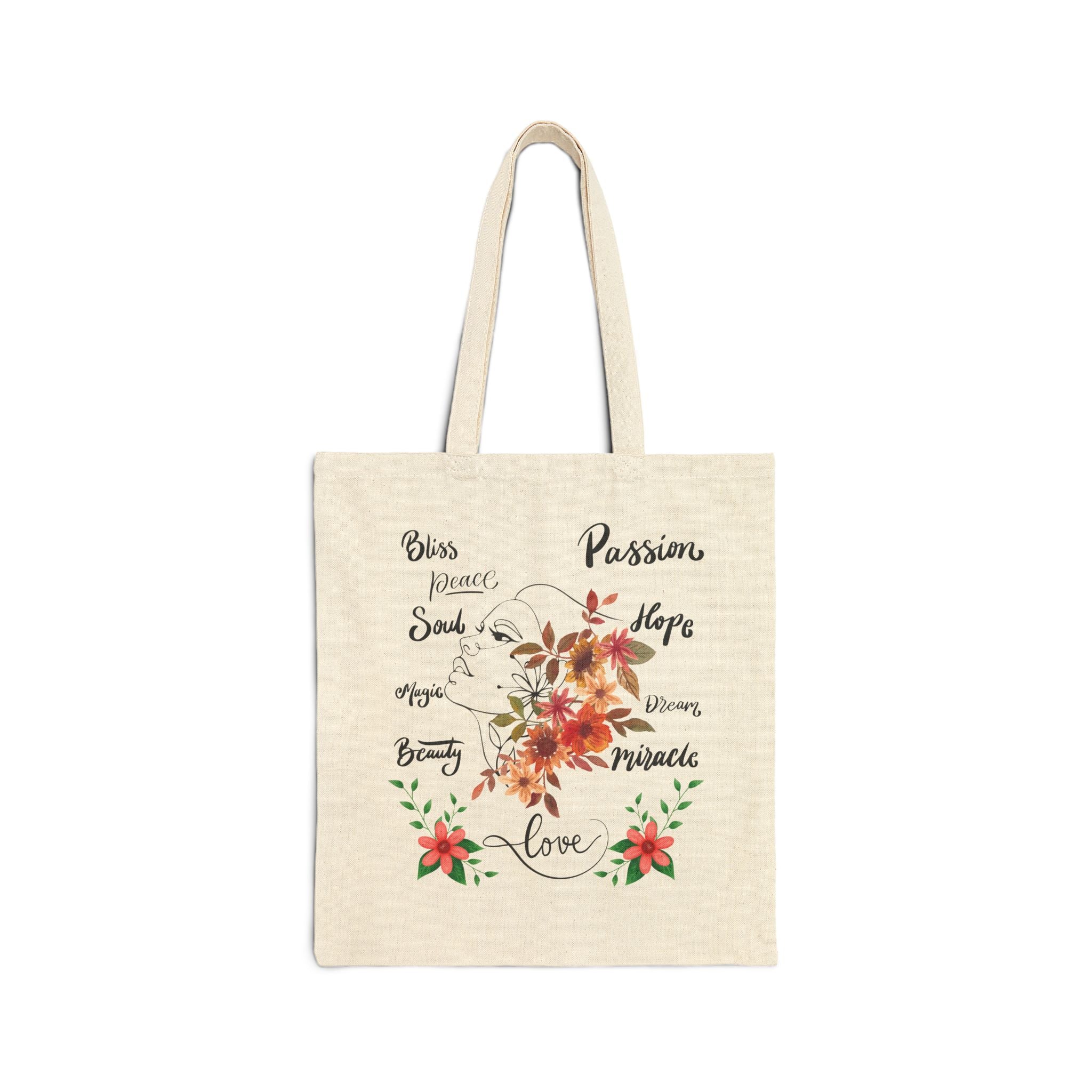 Women's Tote Bag Girl Cotton Canvas Bag For School Best Gift Wife Girlfriend Us Best Gift