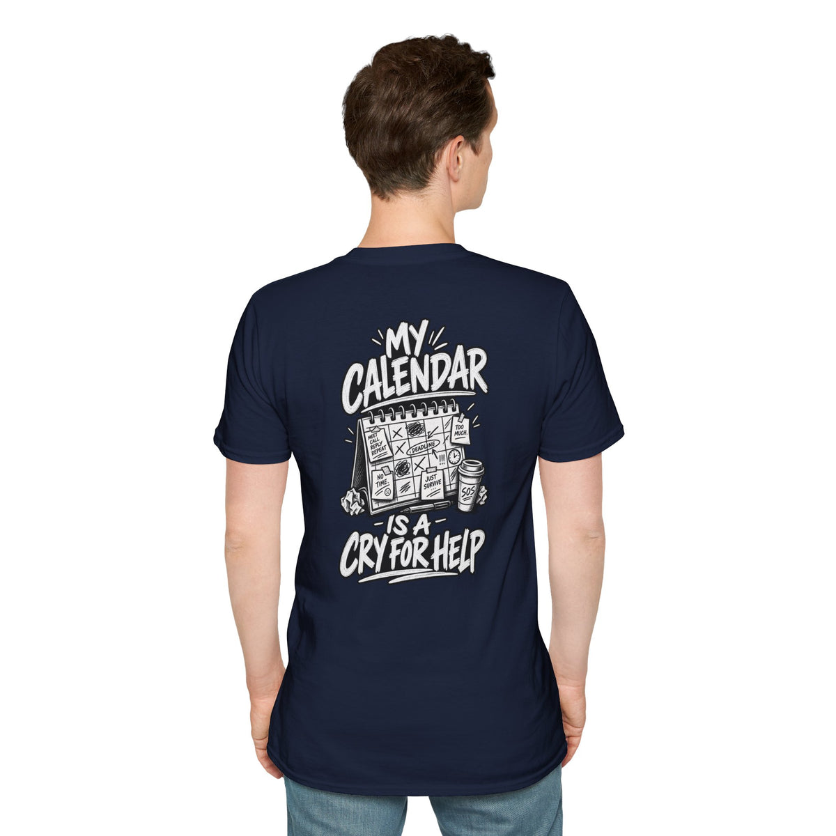 Funny Dark Humor Shirt My Calendar Is a Cry for Help Funny Office Tee Gift