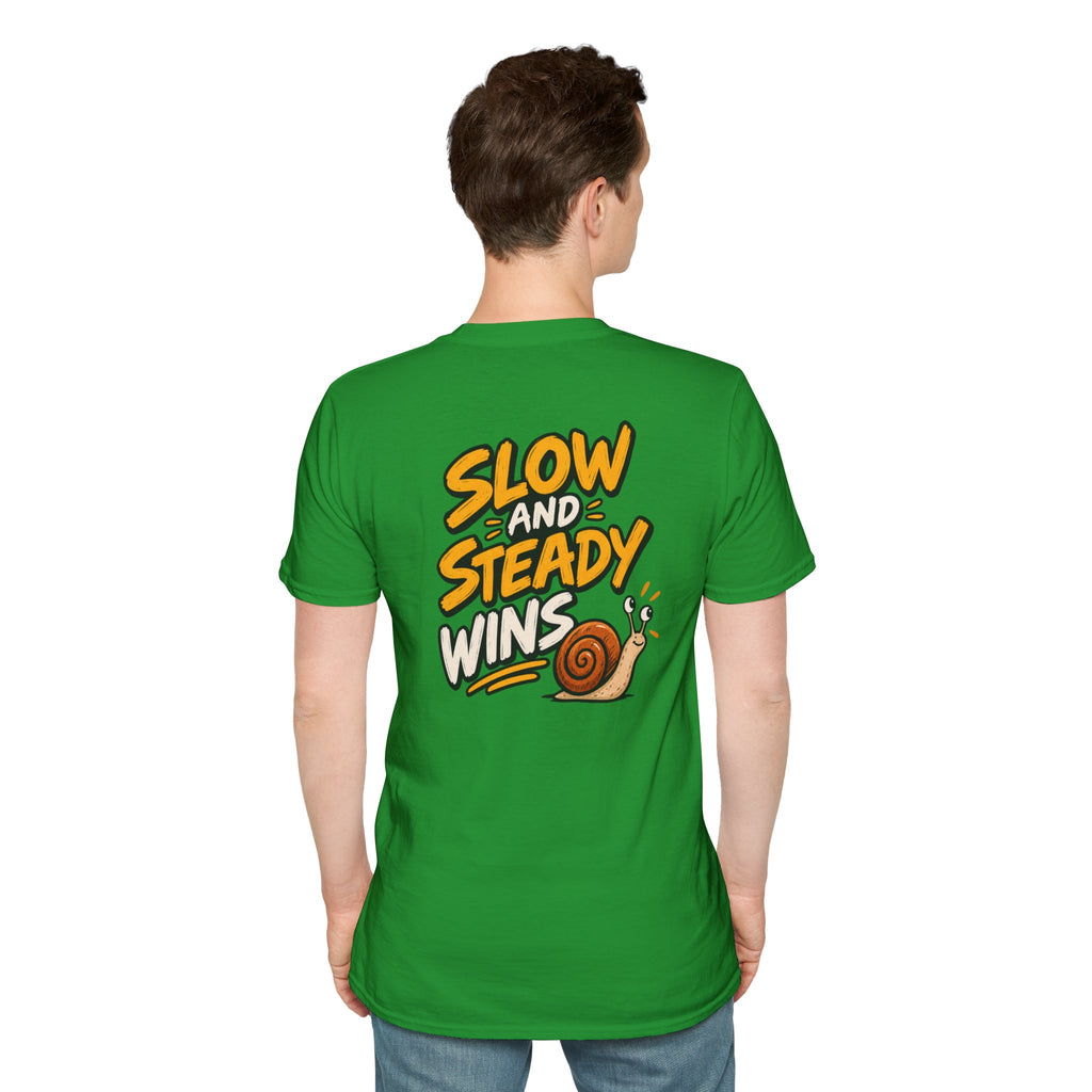 Funny Dark Humor Shirt Slow and Steady wins Funny Office Tee Unique Gift