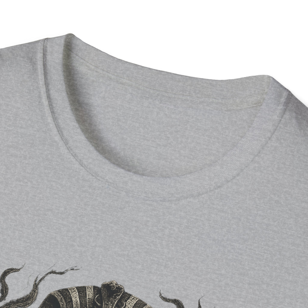 Vintage Mens T-shirts Egyptian Skull Graphic Tees Men Pharaoh Unisex Clothing Best Gift