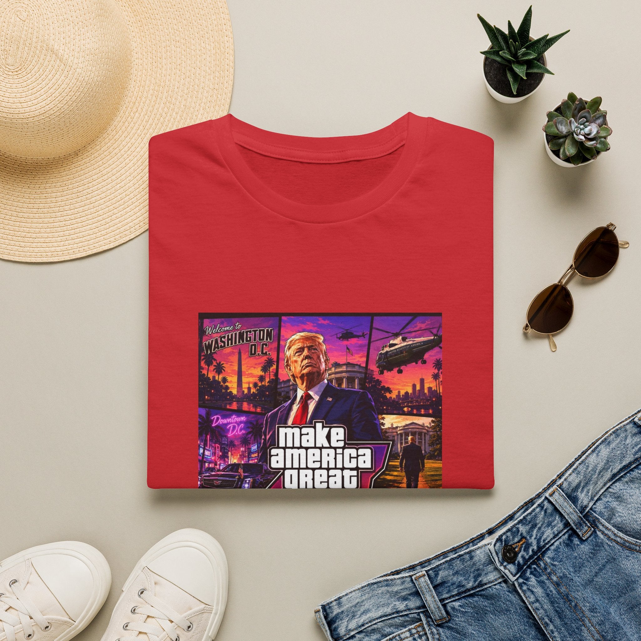 Funny Trump Make America Great Again T-Shirt Patriotic Political Trump Artwork