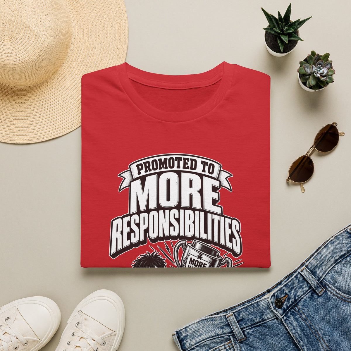 Funny Dark Humor Tshirt — Funny Office Tshirt Dark Humor Graphic Tee Unique Coworker Gift PROMOTED TO MORE RESPONSIBILITIES Shirt