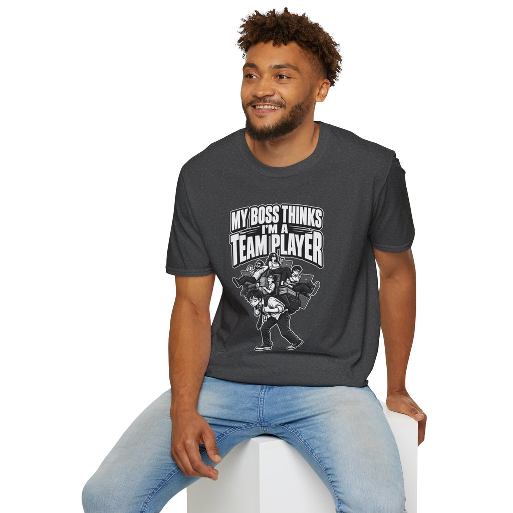 Funny Dark Humor Tshirt — Funny Office Tshirt Dark Humor Graphic Tee Unique Coworker Gift TEAM PLAYER Shirt