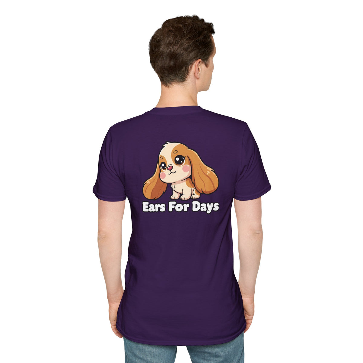 Cute Cocker Spaniel Shirt Ears For Days Funny Dog Lover Unisex Softstyle Tee Gift