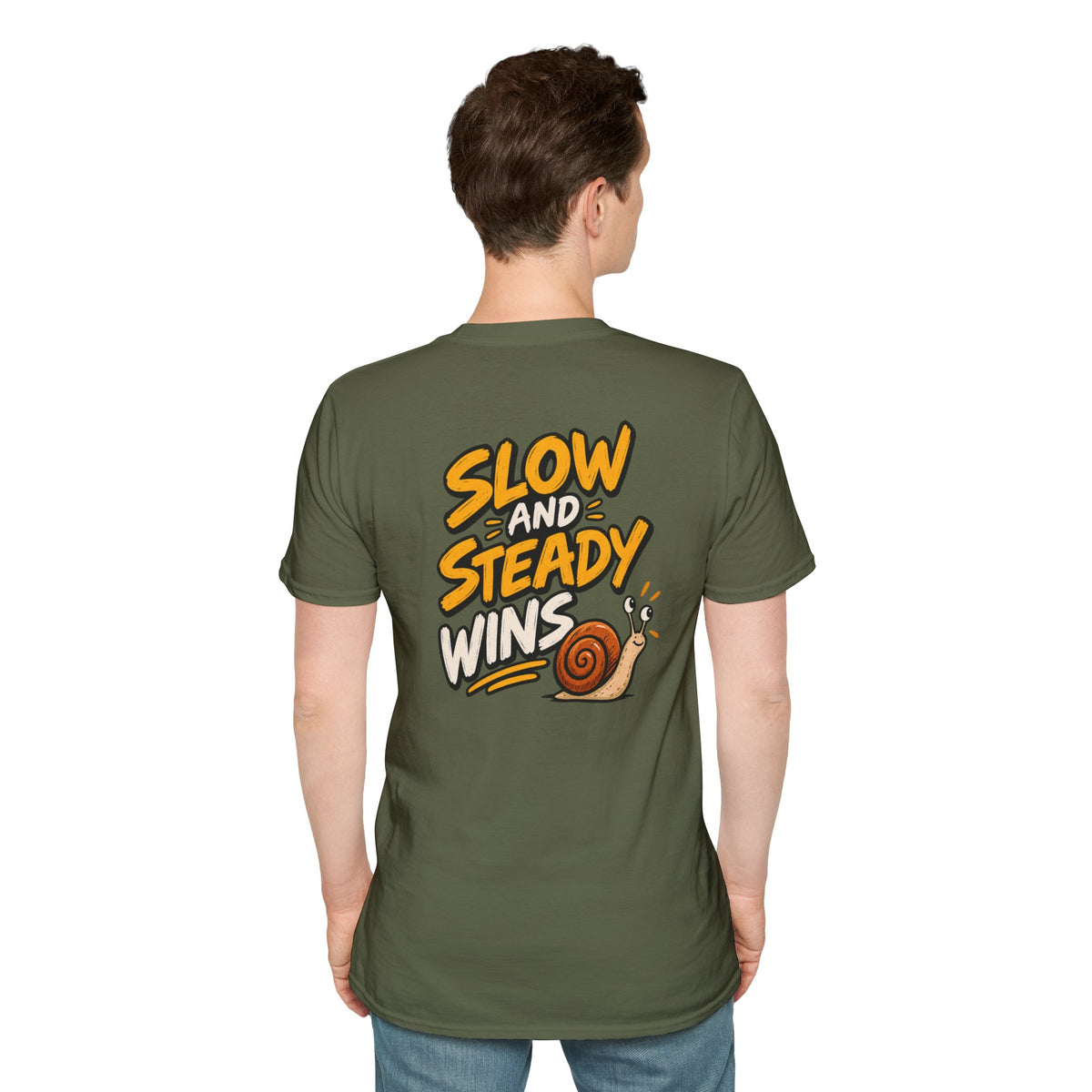 Funny Dark Humor Shirt Slow and Steady wins Funny Office Tee Unique Gift