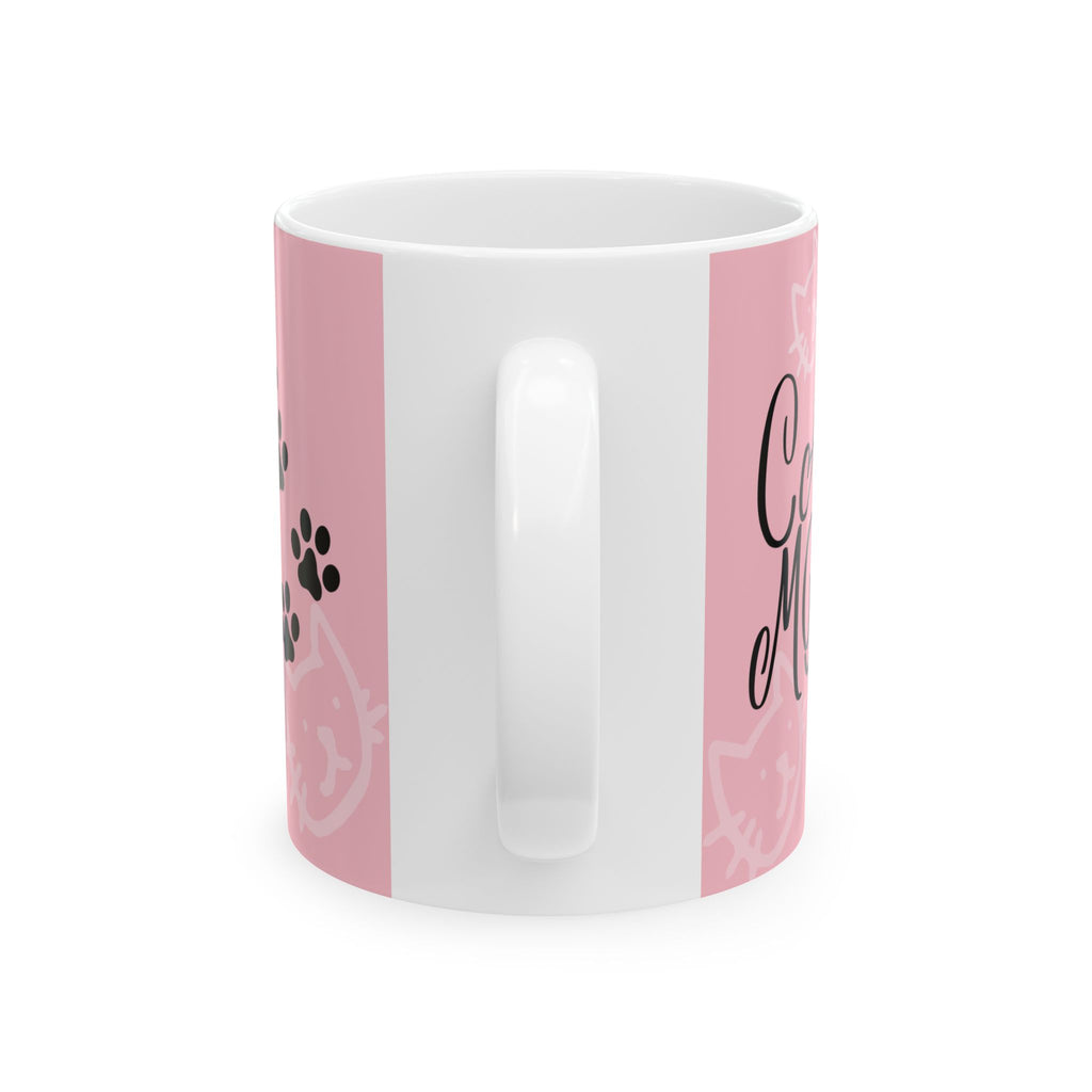 Cat Mom For Lover Funny Coffee Tea Ceramic Mug Office Work Cup Gift Cute Pet Mug