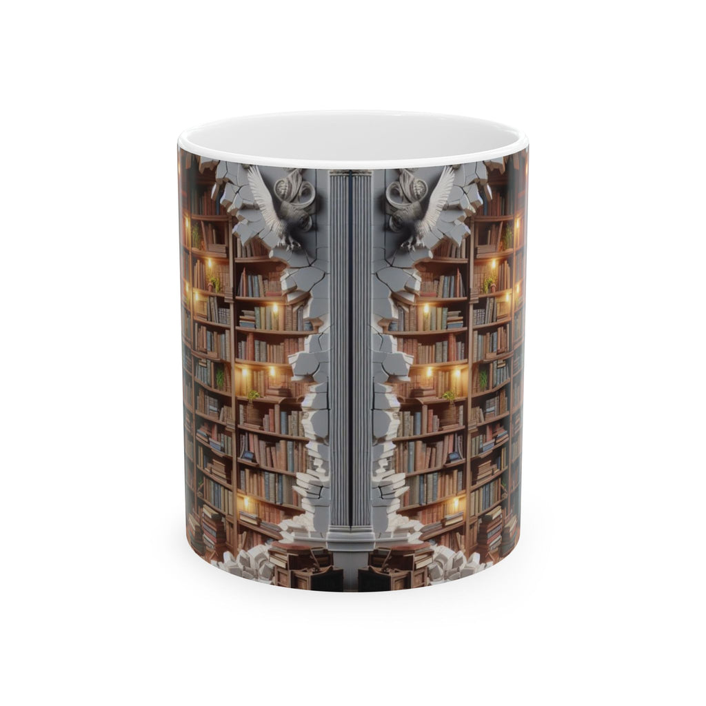 3D Bookshelf Mug-Library Book Shelf Mugs Book Love Ceramic Mug Cup Unique Gift 2026