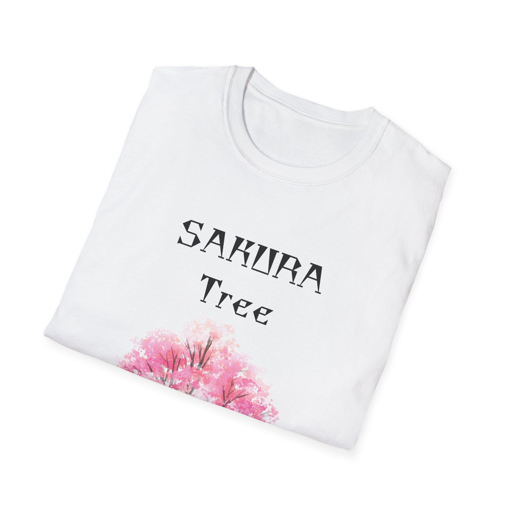 Sakura T-Shirt Japanese Art Shirt Unisex Softstyle Cherry Blossom Flower T-shirt