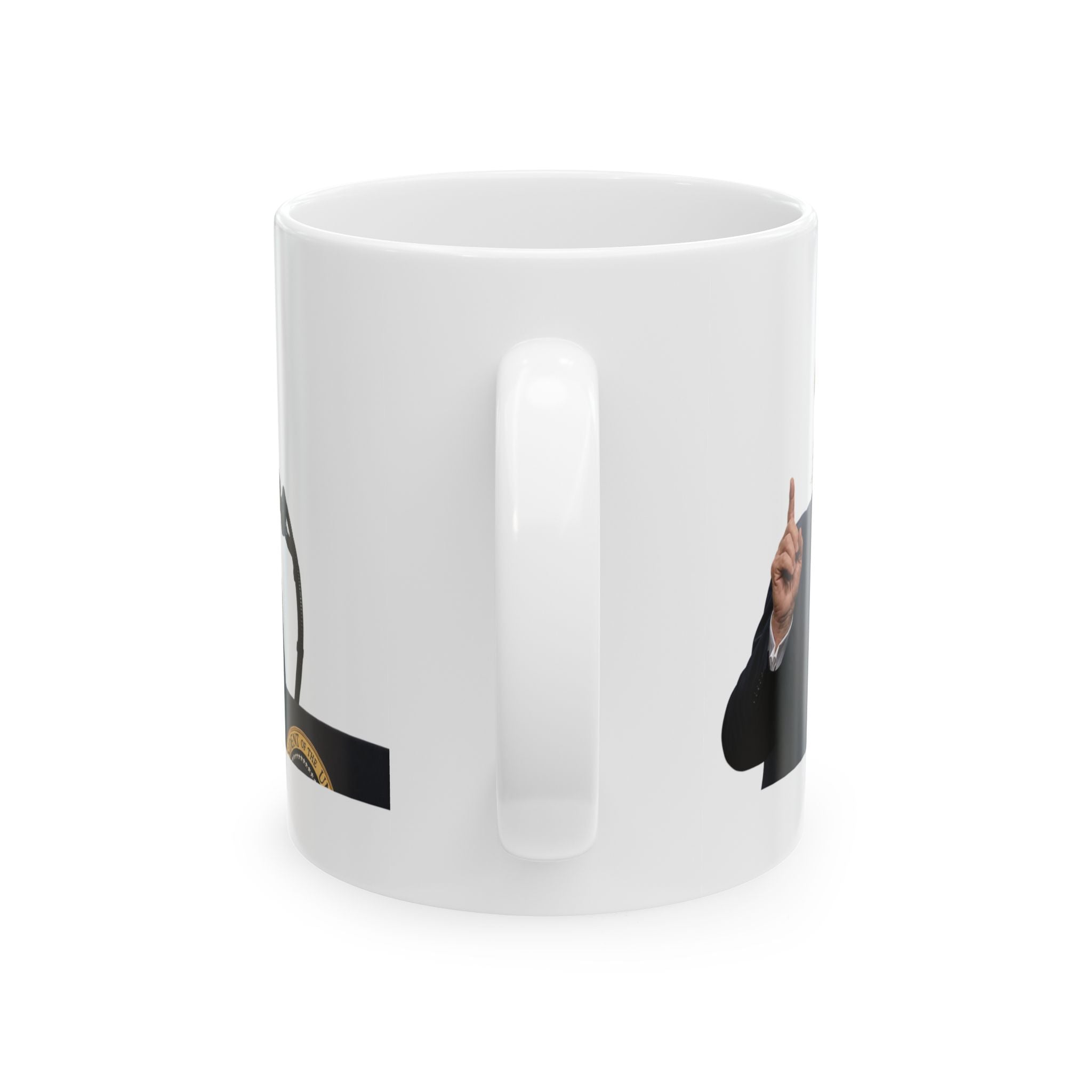 Funny Trump iconic Haaland Hair Style Parody Coffee Mug Unique Gift Tea Cup 11oz