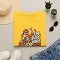 I'm Just Here for the Candy Shirt | Funny Dancing Skeleton Halloween Tee | Dark Humor Graphic T-Shirt